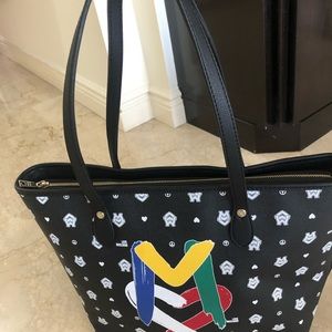 Moschino Love Bag -Black/White Logo